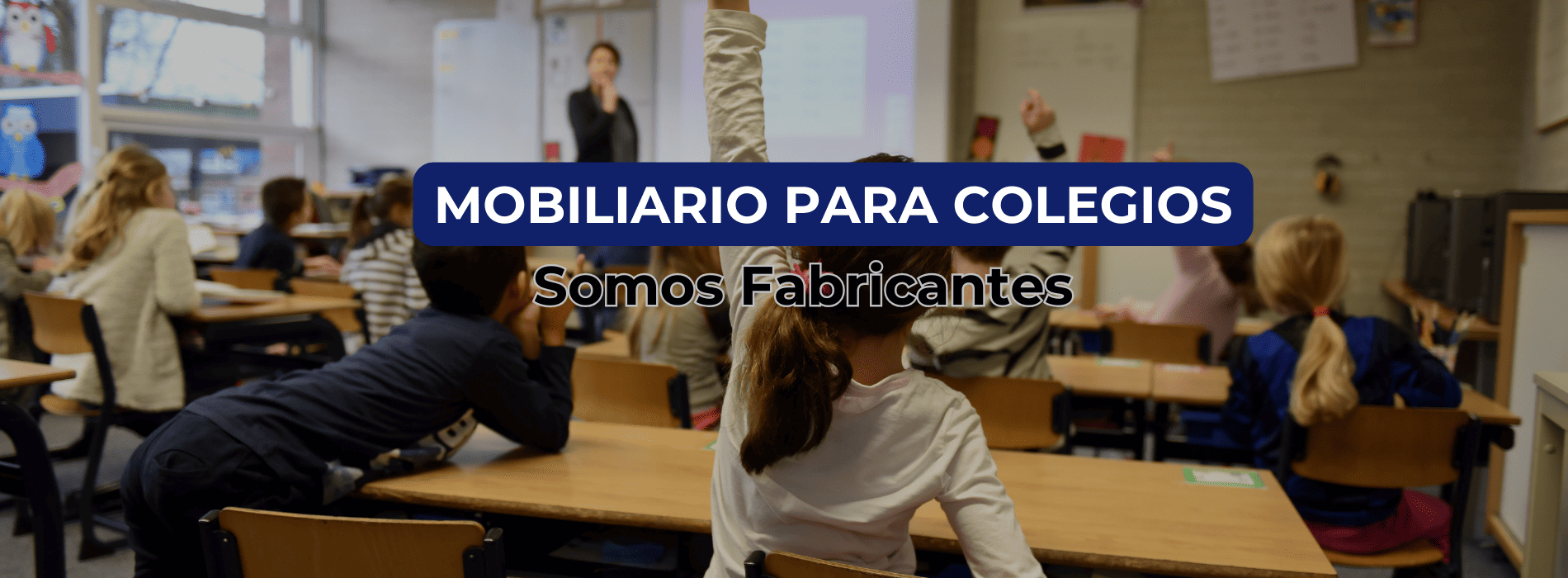 Banner Mobiliario para colegios